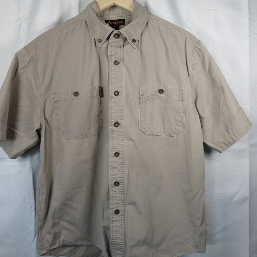 Dri Duck Button Down Men’s Shirt Size Large